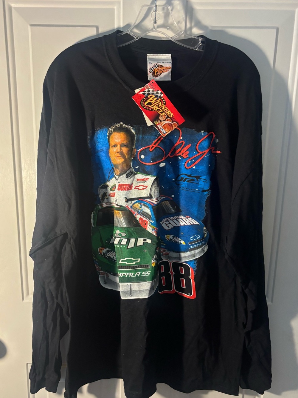 NOS Vtg Dale Jr NASCAR Long Sleeve Shirt Winner’s Circle XL